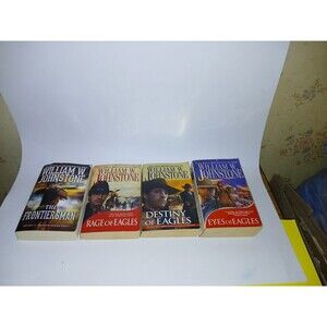 Lot Of 4 William W. Johnstone Books Western Novels Paperback Printed In The USA